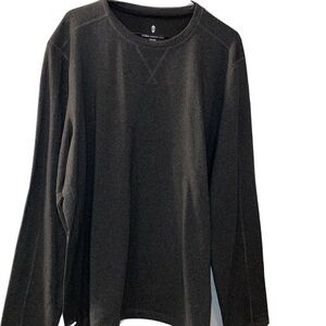 NWT FREE COUNTRY XX-Large Brushed Crew Fleece Comfort Men’s Micro Tech Dark Gray